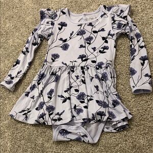 Kyte Baby Twirl Bodysuit Dress, 3T